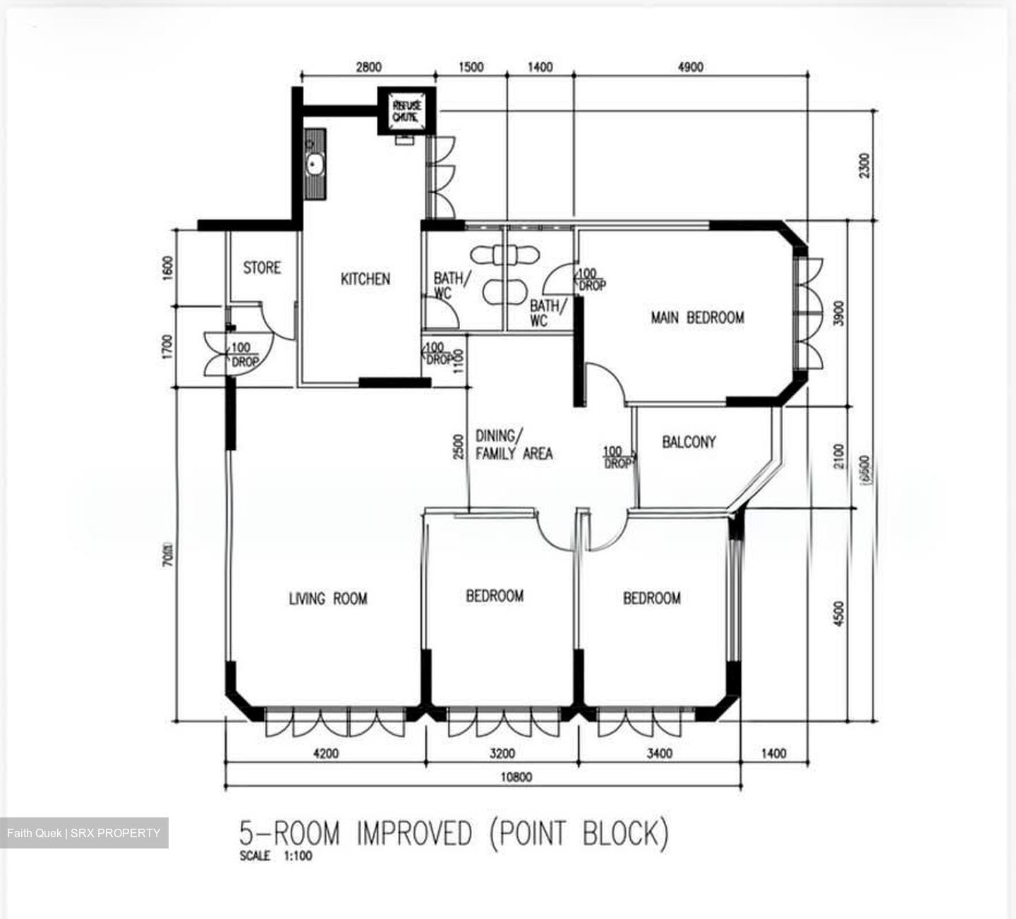 Blk 116 Jurong East Ville (Jurong East), HDB 5 Rooms #557635501